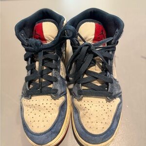 Nike Air Jordan 1 Mid SE GS Athletic Shoes ‘Take Flight’ FN1353 400 - Size 4.5